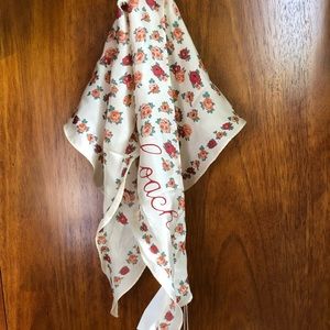 Coach silk neck tie NWT
